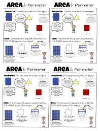 Area And Perimeter Visuals Anchor Charts