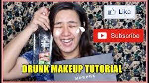 drunk makeup tutorial major fail