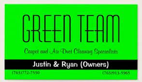 green team carpet air duct cleaning