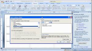 mail merge in microsoft word 2007