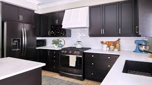 black stainless steel appliances