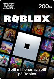 roblox 200 nok gift card game