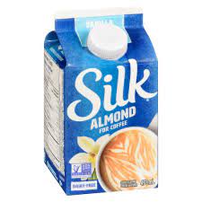 silk almond coffee whitener vanilla