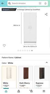 pantry cabinet 24 inch white