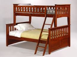 bunk bed twin over full size wood