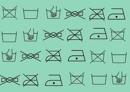 símbolos para el cuidado de las prendas
