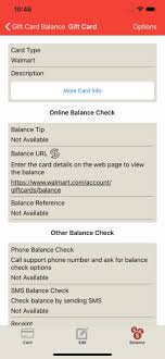 gift card balance gcb on the app