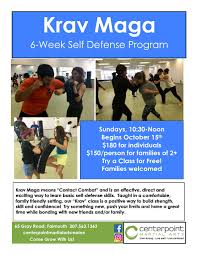 krav maga 6 week self defense program