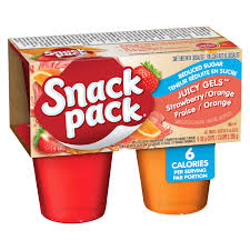snack pack juicy gels reduced sugar