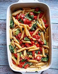 baked goat cheese pasta lite cravings