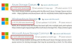 using the new azure sdk with net core