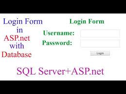 how to create login form in asp net