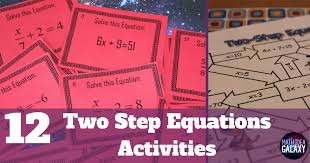 practicing two step equations