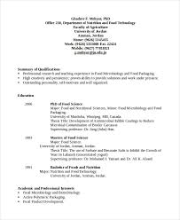 Microbiologist Resume Template 5 Free Word Pdf Document