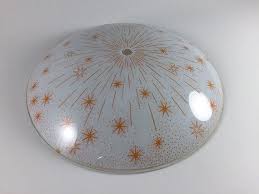 The most common ceiling light cover material is glass. Vintage Starburst Atomic Mid Century From Living A Vintage Life