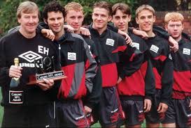 I don't know what i will do when david beckham will. New Kids On The Block United S Famous Class Of 92 Which Kick Started The Ferguson Glory Years Manchester United Manchester United Football Club Phil Neville