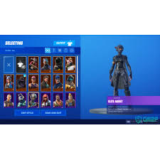 For the article on the loading screen of the same name, please see elite agent. Fn Account Pc Xbox Psn 25 Skins Raven The Reaper Elite Agent Bp 3 4 5 6 7 296lvl Full Email Access Fortnite Accounts Captainflint Gm2p Com