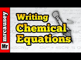 How To Write Chemical Equations