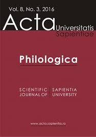 Philologica Vol 8 No 3 2016 By Acta Universitatis