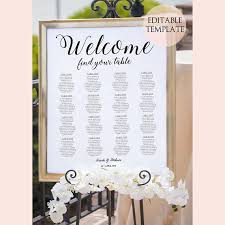 Wedding Seating Chart Template Baby Shower Seating Chart