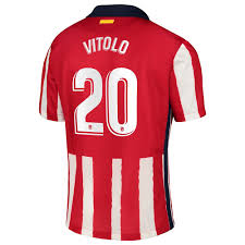 A wide variety of atletico madrid jerseys options are available to you, such as. Atletico Madrid Home Jersey 2020 2021 Vitolo 20 Printing Sportswearspot