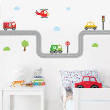 transport wall stickers for your boys room