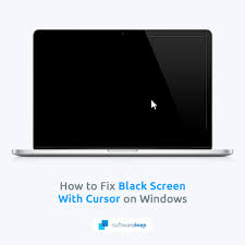 fix a black screen with cursor on windows