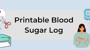 printable blood sugar log free pdf
