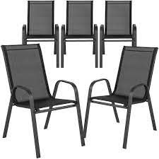 Stackable Metal Outdoor Dining Chair