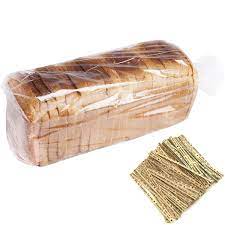 bread bags with ties 100pieces 18x4x8