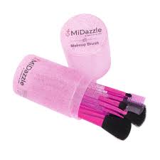 pink women premium makeup brush for
