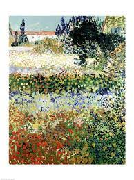 Garden In Bloom Arles 1888 Fine Art