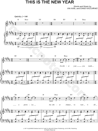 (how to play) gong xi fa cai (happy chinese new year song 2012) on piano (100%). A Great Big World This Is The New Year Sheet Music In B Major Transposable Download Print Sku Mn0113874