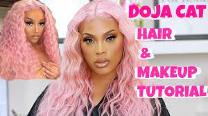 doja cat inspired hair makeup