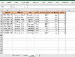 all pivot tables data source in excel