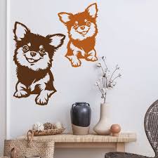 Wall Decal Dog Chihuahua Sister Wall