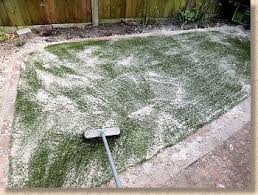 To achieve this you may need to go back over it again before the adhesive dries. Installing An Artificial Grass Lawn Pavingexpert
