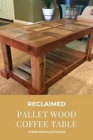 pallet coffee table diy plans 1001