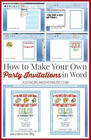 Choose from thousands of fun invitation templates, or browse through stock photos for ideas. How To Make Your Own Party Invitations Abby Lawson