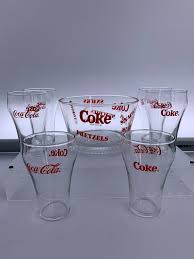 Vintage Coca Cola Glass Snack Bowl And