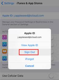 how to remove apple id from iphone with