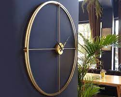 Modern Metal Wall Clock Large Wall