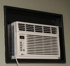 how to install a window ac unit wall