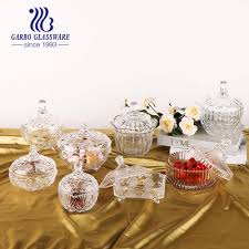 China Glass Candy Jar And Glass Jar