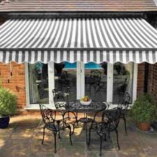The beauty of the patio awing lies in its ability to blend in with the backdrop of the patio. Quality Canopies And Awnings From Garden Street