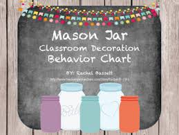 Mason Jar Theme Behavior Chart