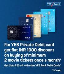 yes bank debit card offer 2 free
