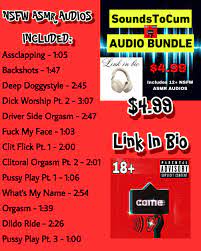 AUDIO BUNDLE‼️ 12+ NSFW ASMR AUDIOS FOR $4.99