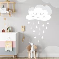 Wall Stickers For Kids Room Rain Cloud