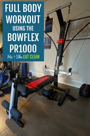full body workout using the bowflex